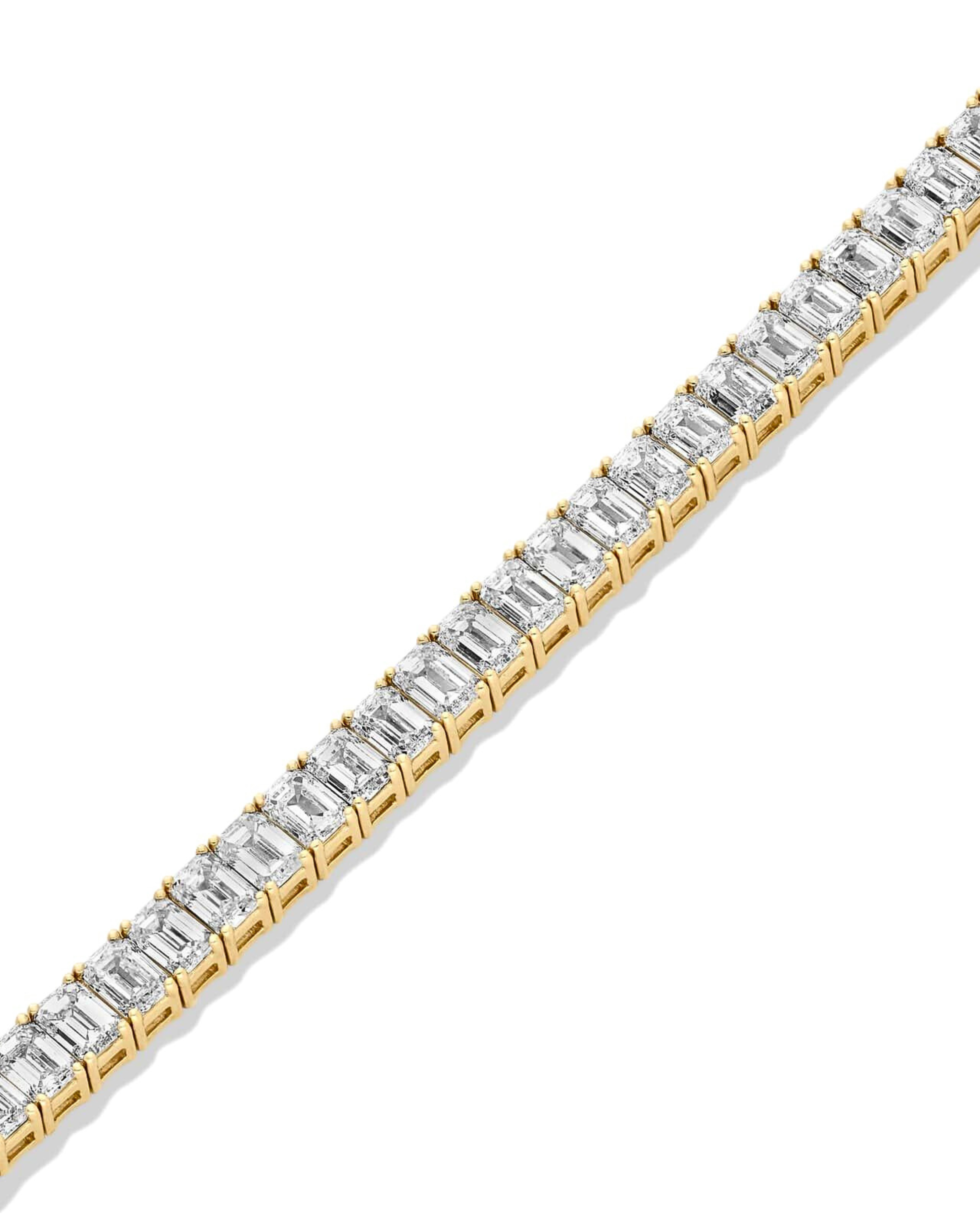 Emerald Diamond Tennis Bracelet