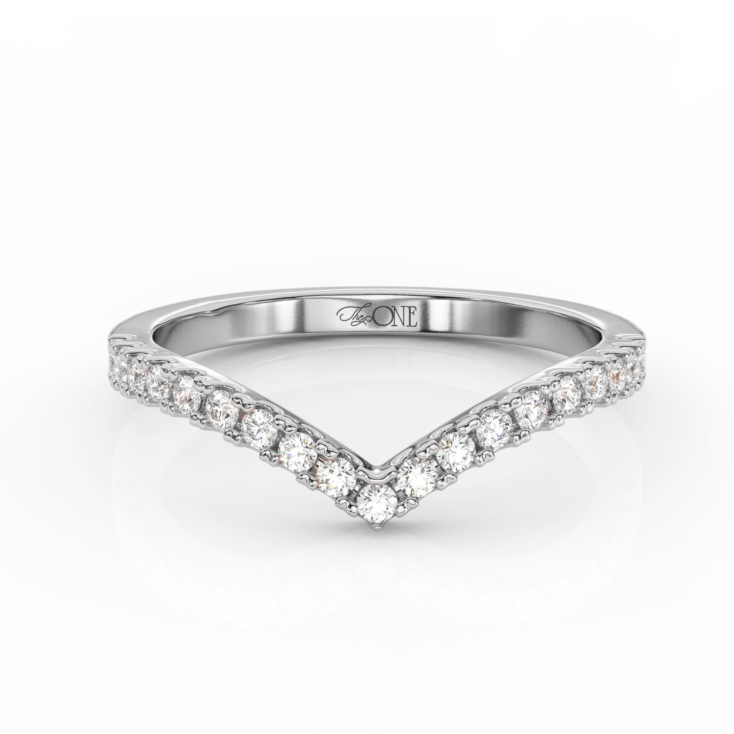 V-Style Diamond Band