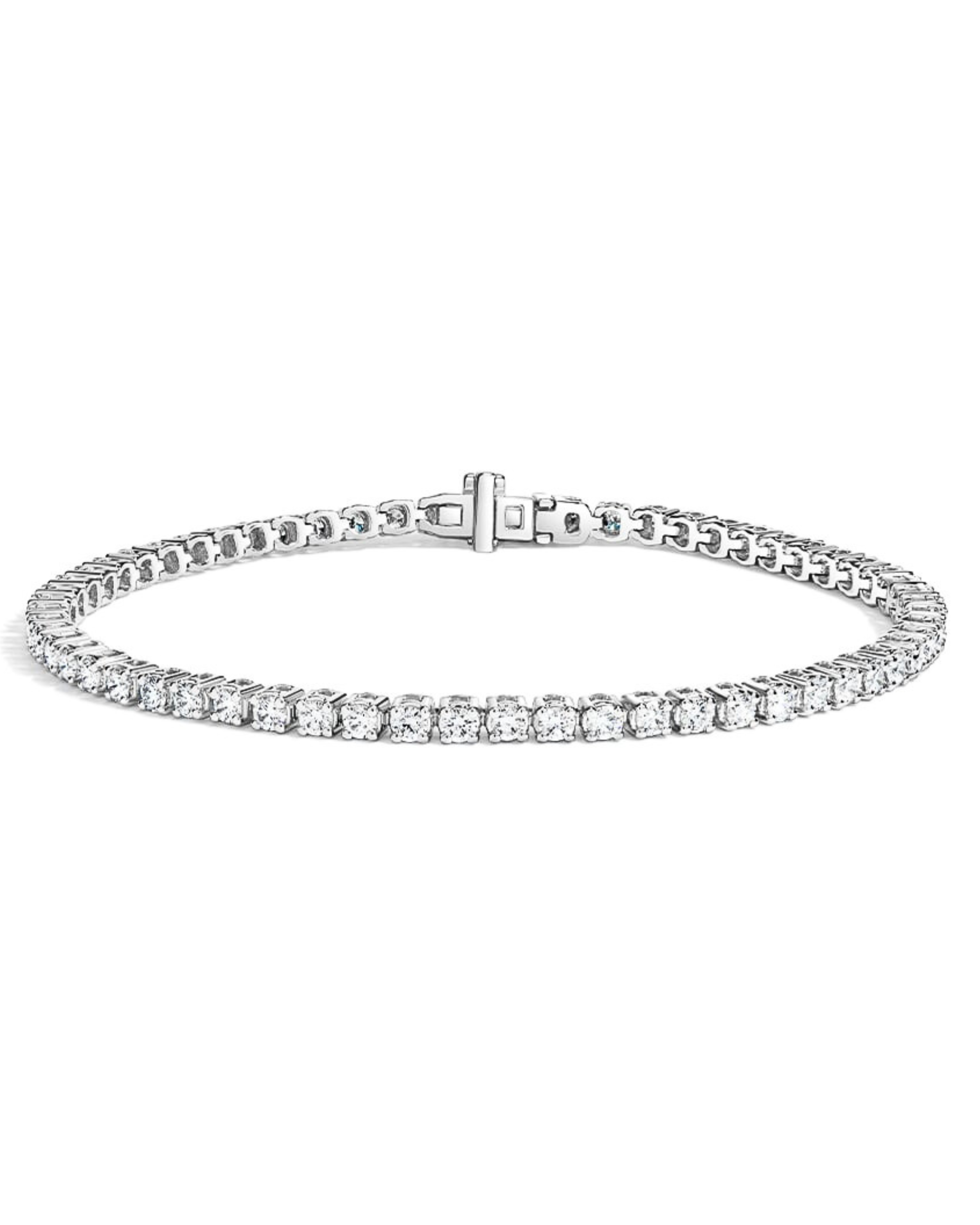 Classic Round Diamond Tennis Bracelet