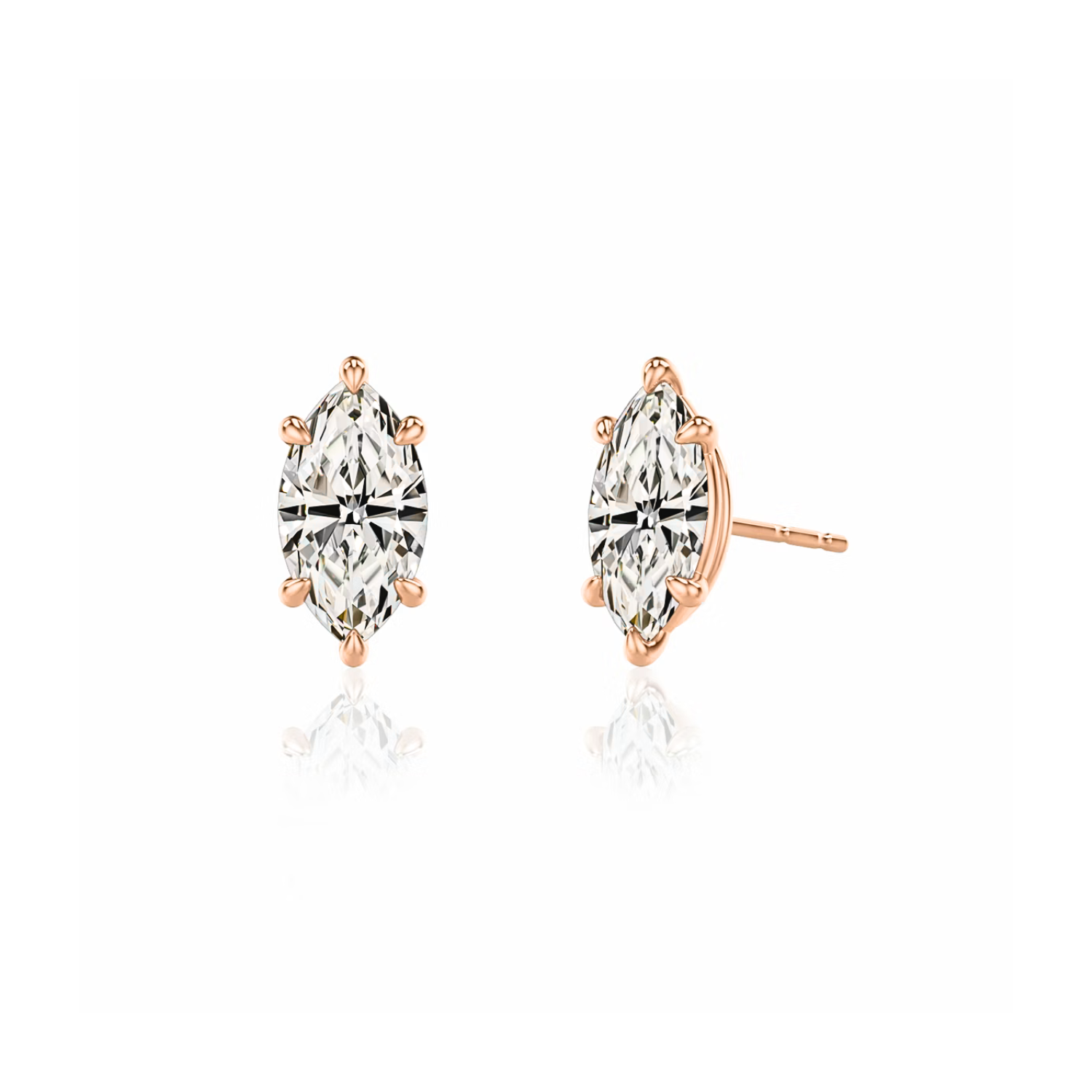 Diamond Atelier Marquise Studs