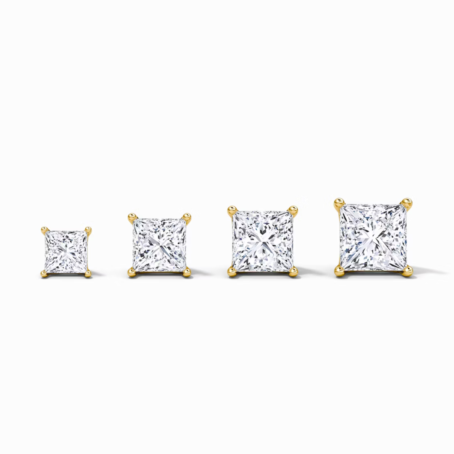 Diamond Atelier Princess Studs