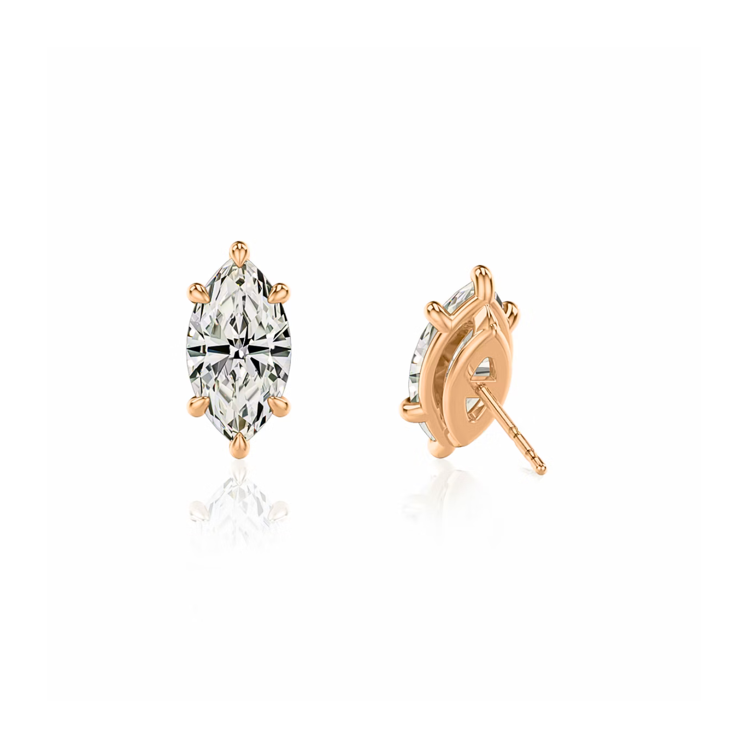 Diamond Atelier Marquise Studs