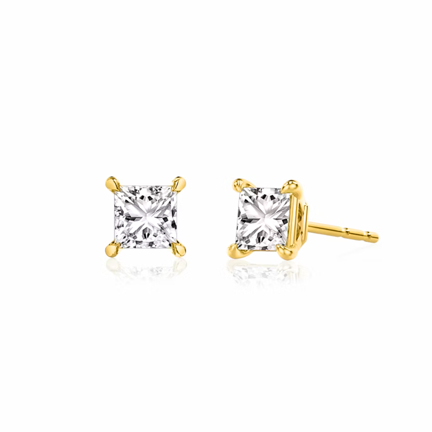 Diamond Atelier Princess Studs