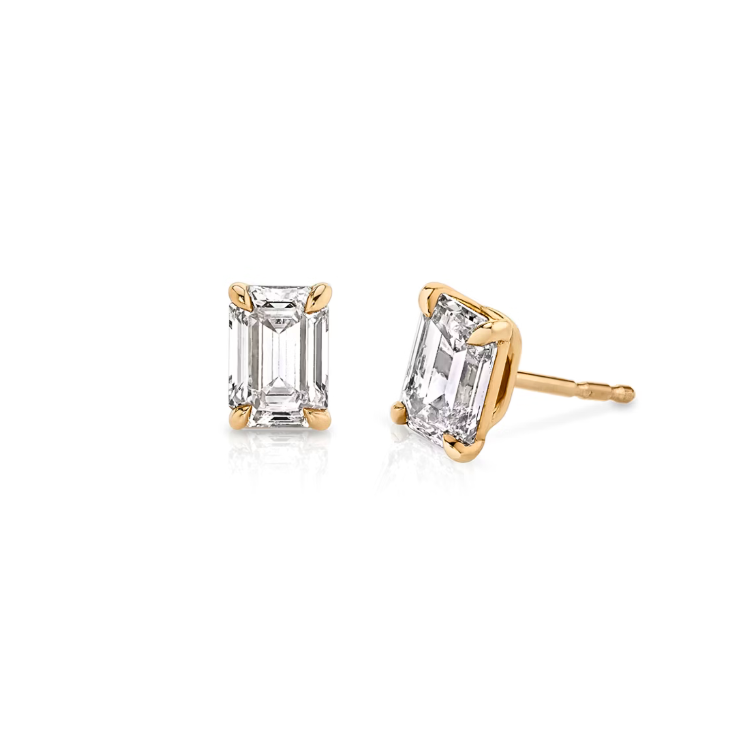 Diamond Atelier Emerald Studs