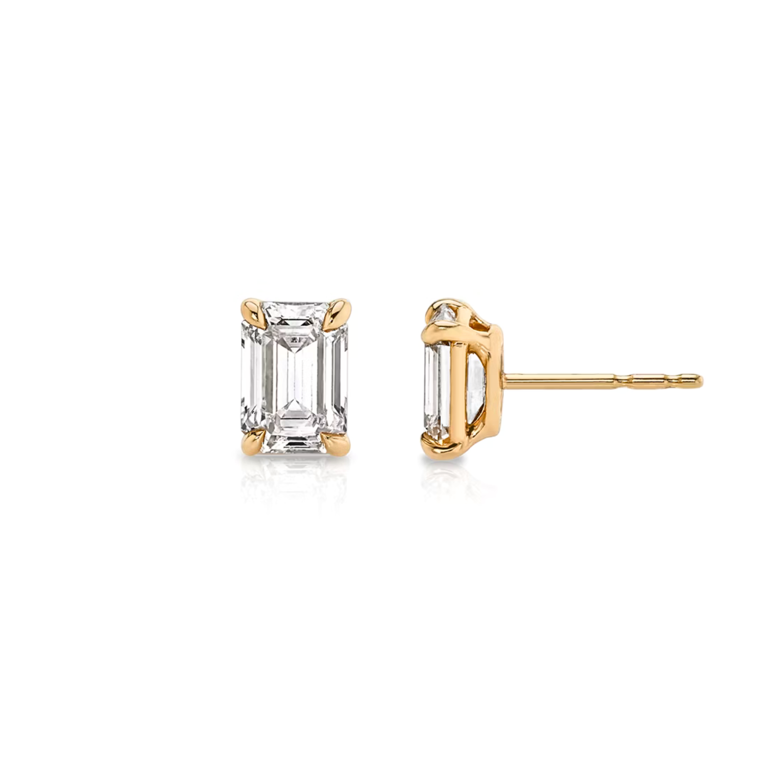 Diamond Atelier Emerald Studs