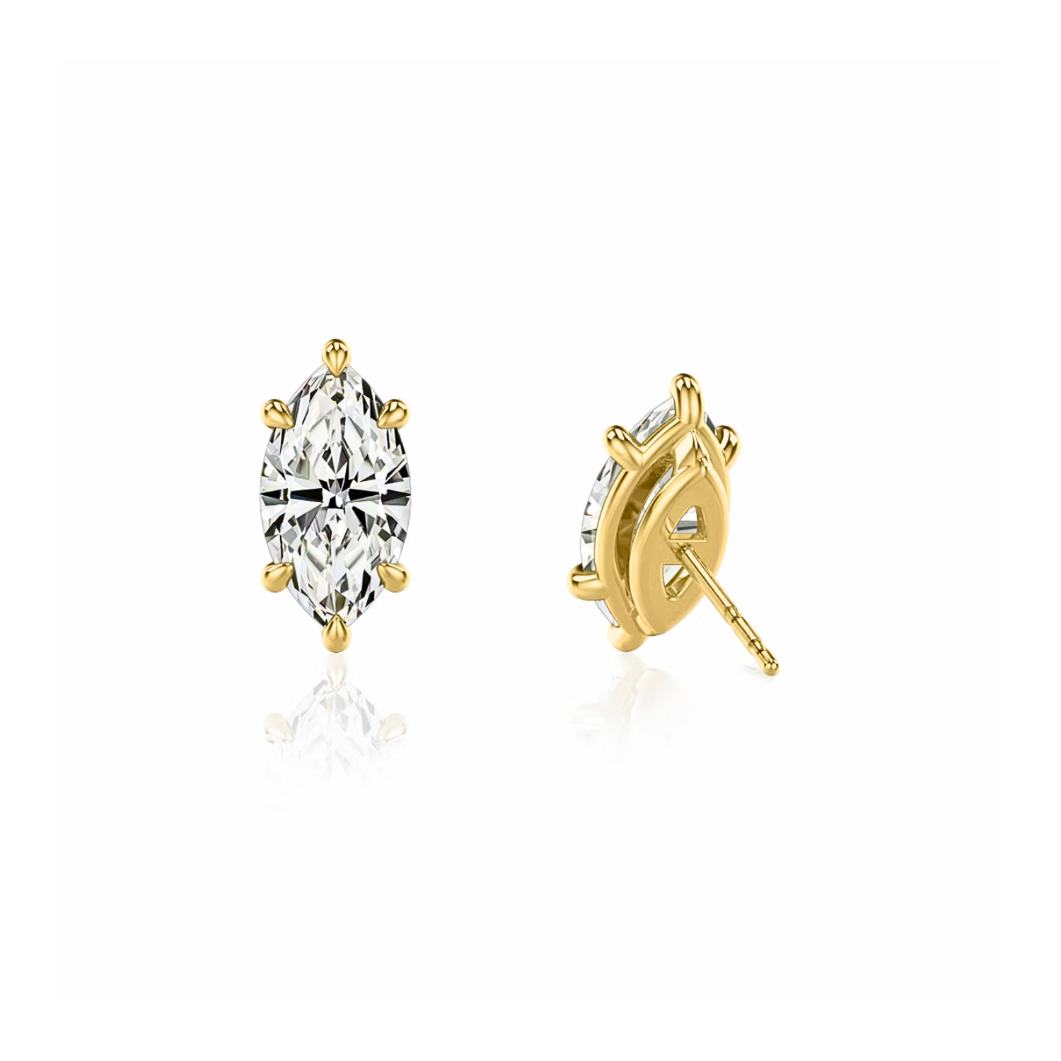 Diamond Atelier Marquise Studs