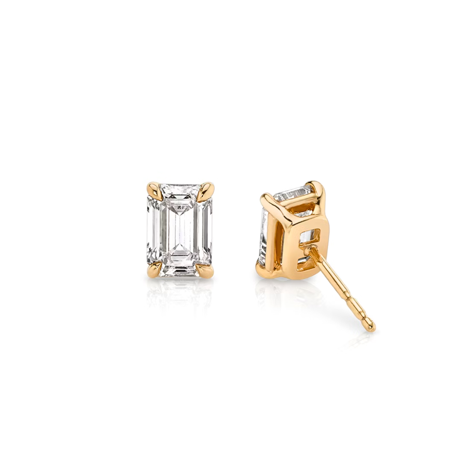 Diamond Atelier Emerald Studs