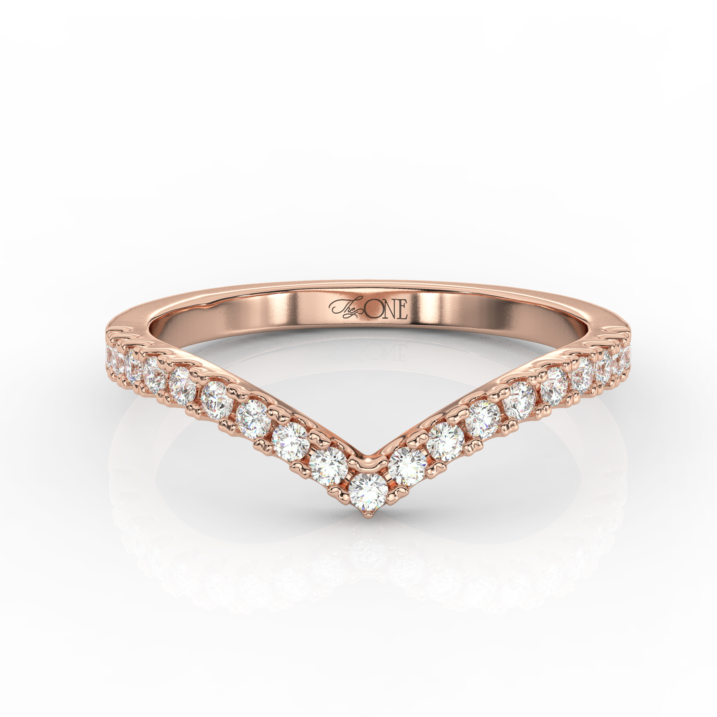 V-Style Diamond Band