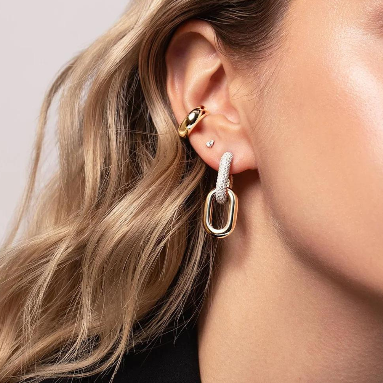 Drop Link Earrings