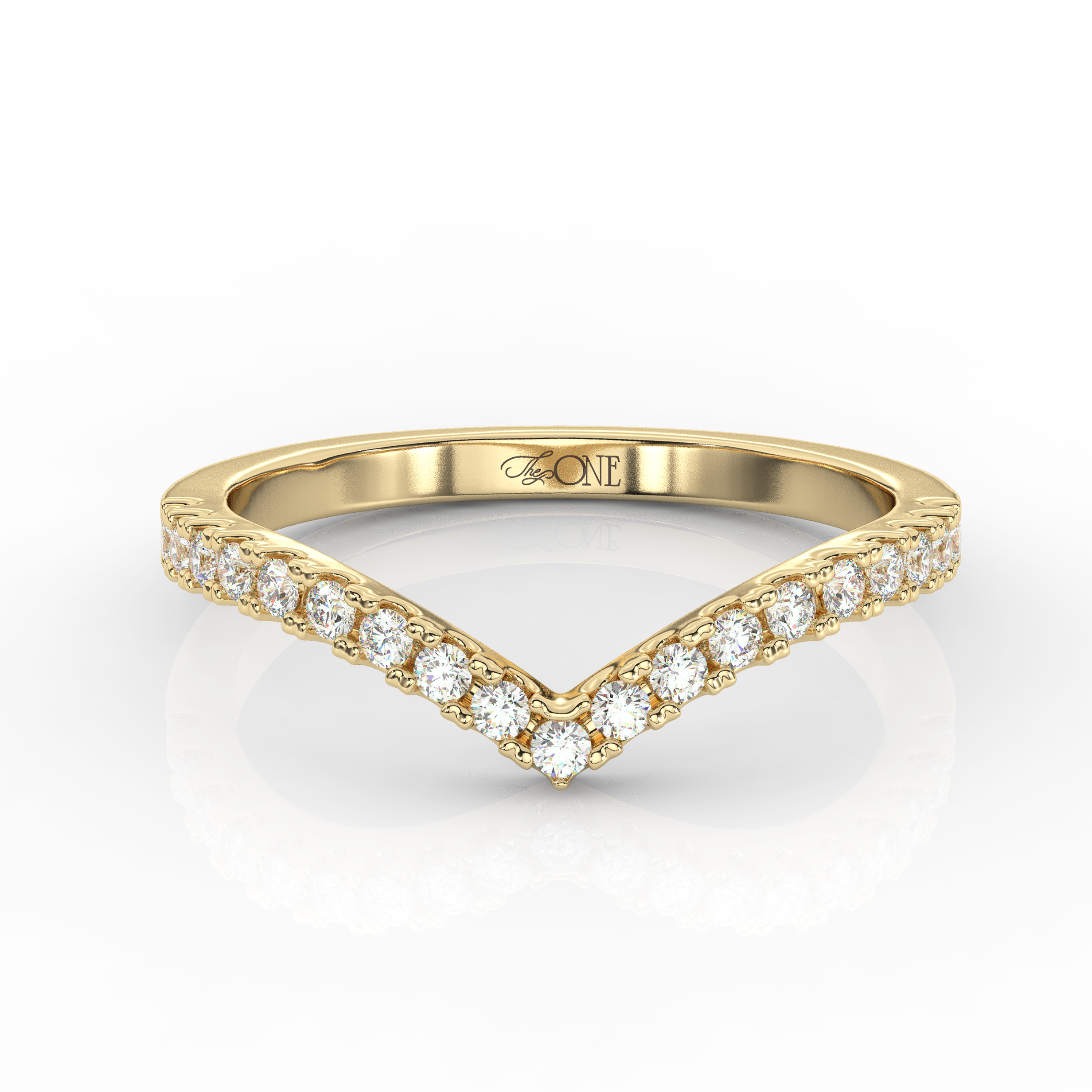 V-Style Diamond Band