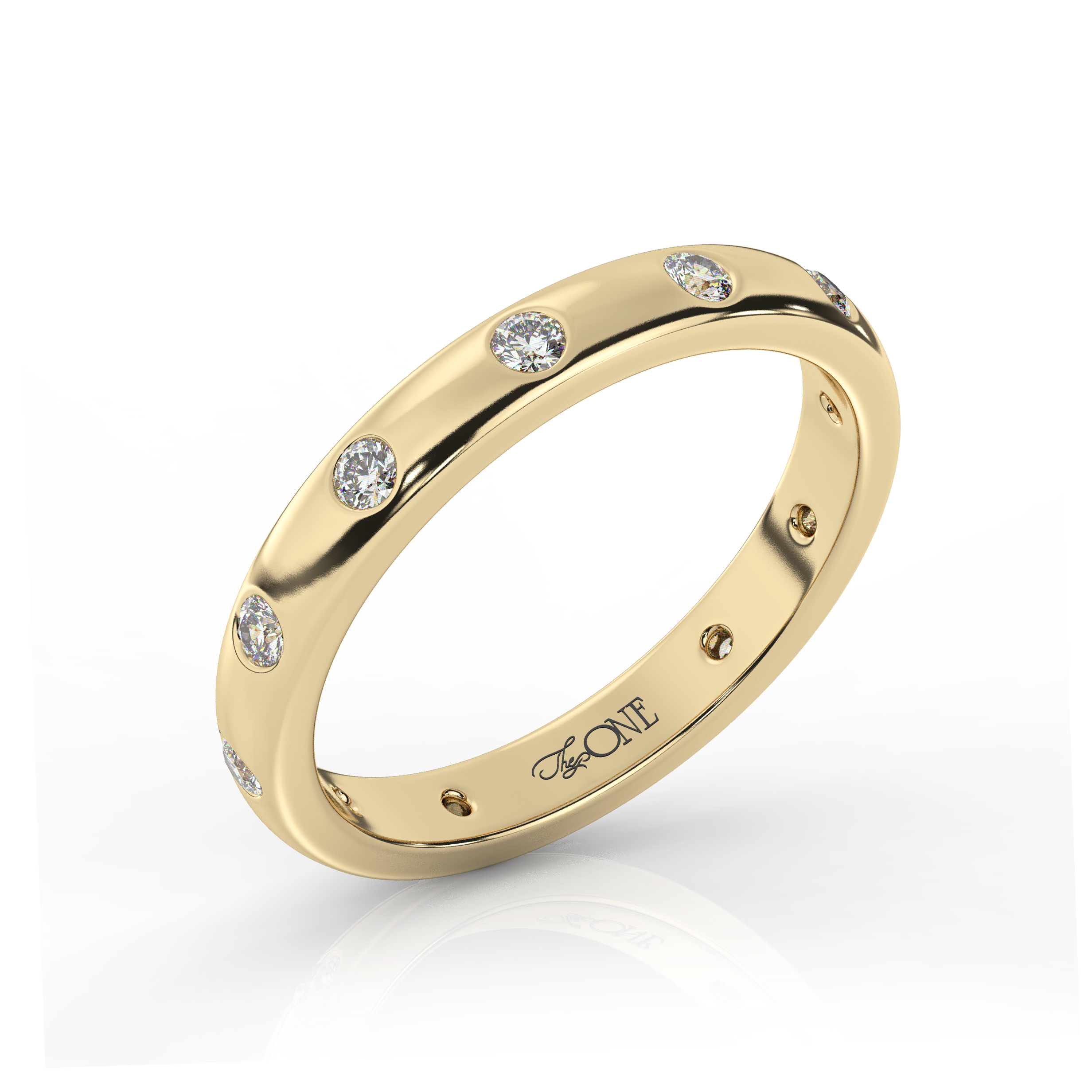 Round Diamond Band