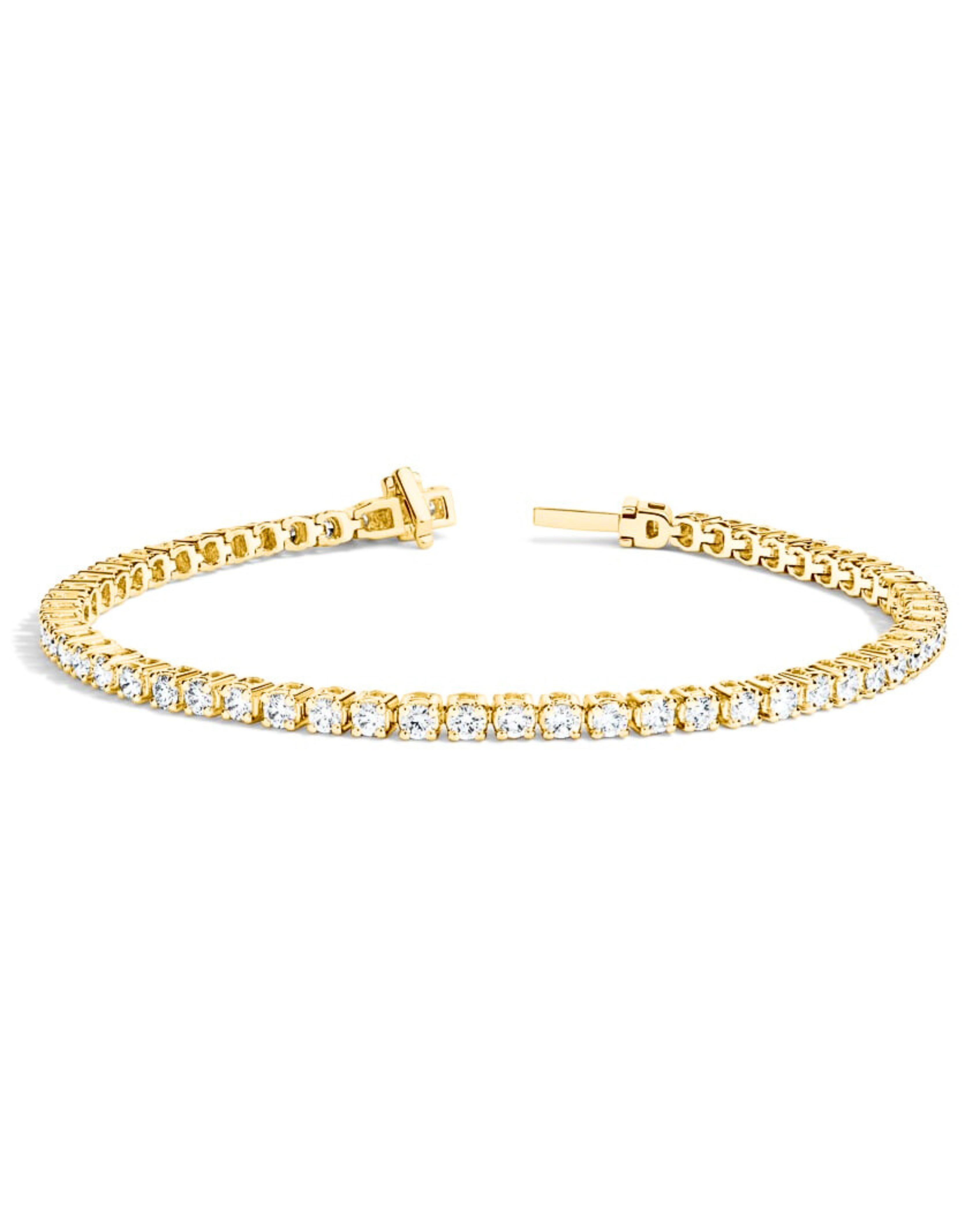 Classic Round Diamond Tennis Bracelet