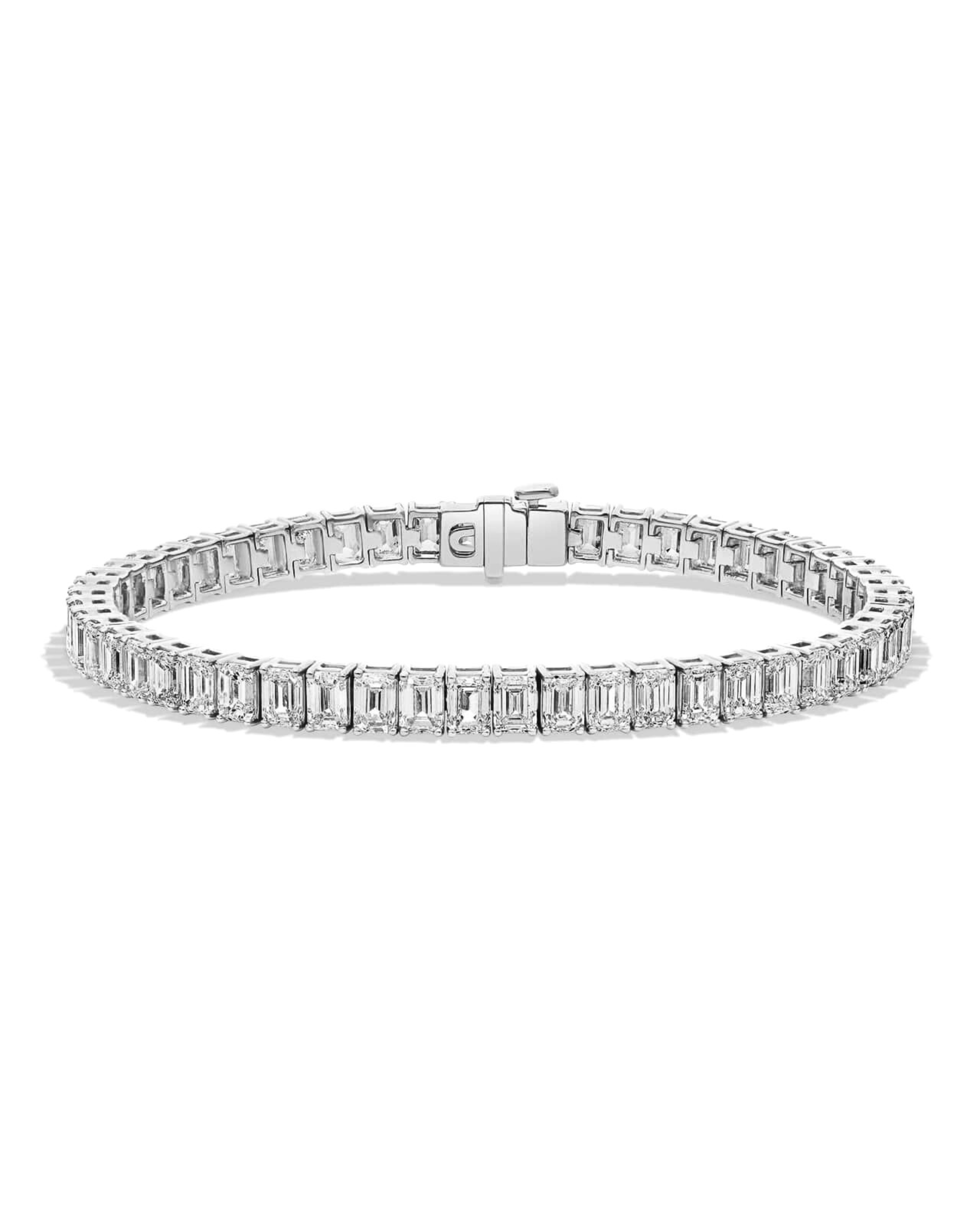 Emerald Diamond Tennis Bracelet