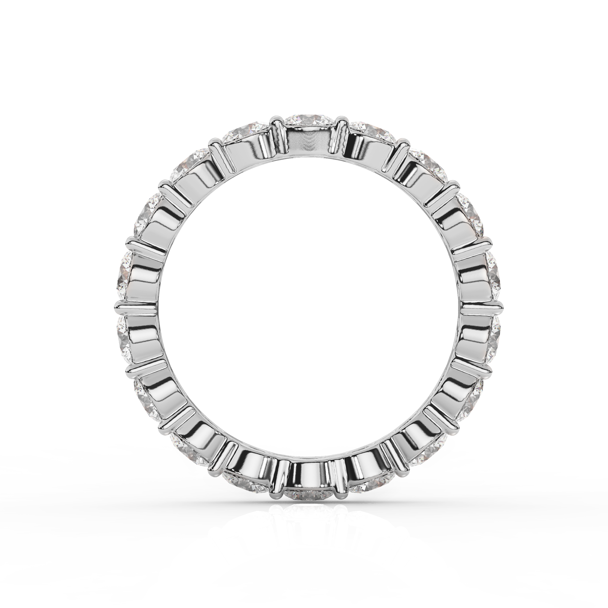 Round Diamond Eternity Band