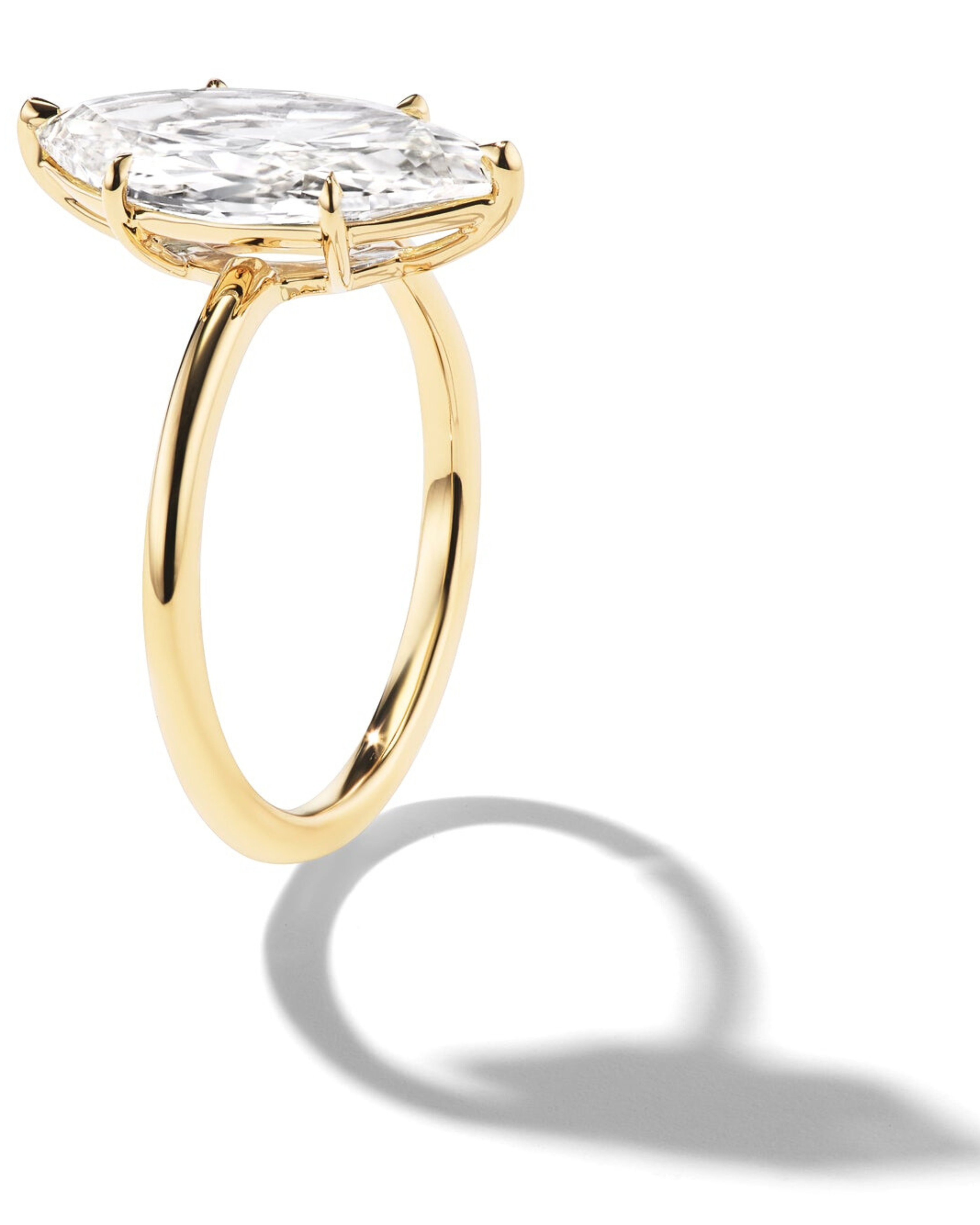 Marquise Solitaire 6-Claw Engagement Ring