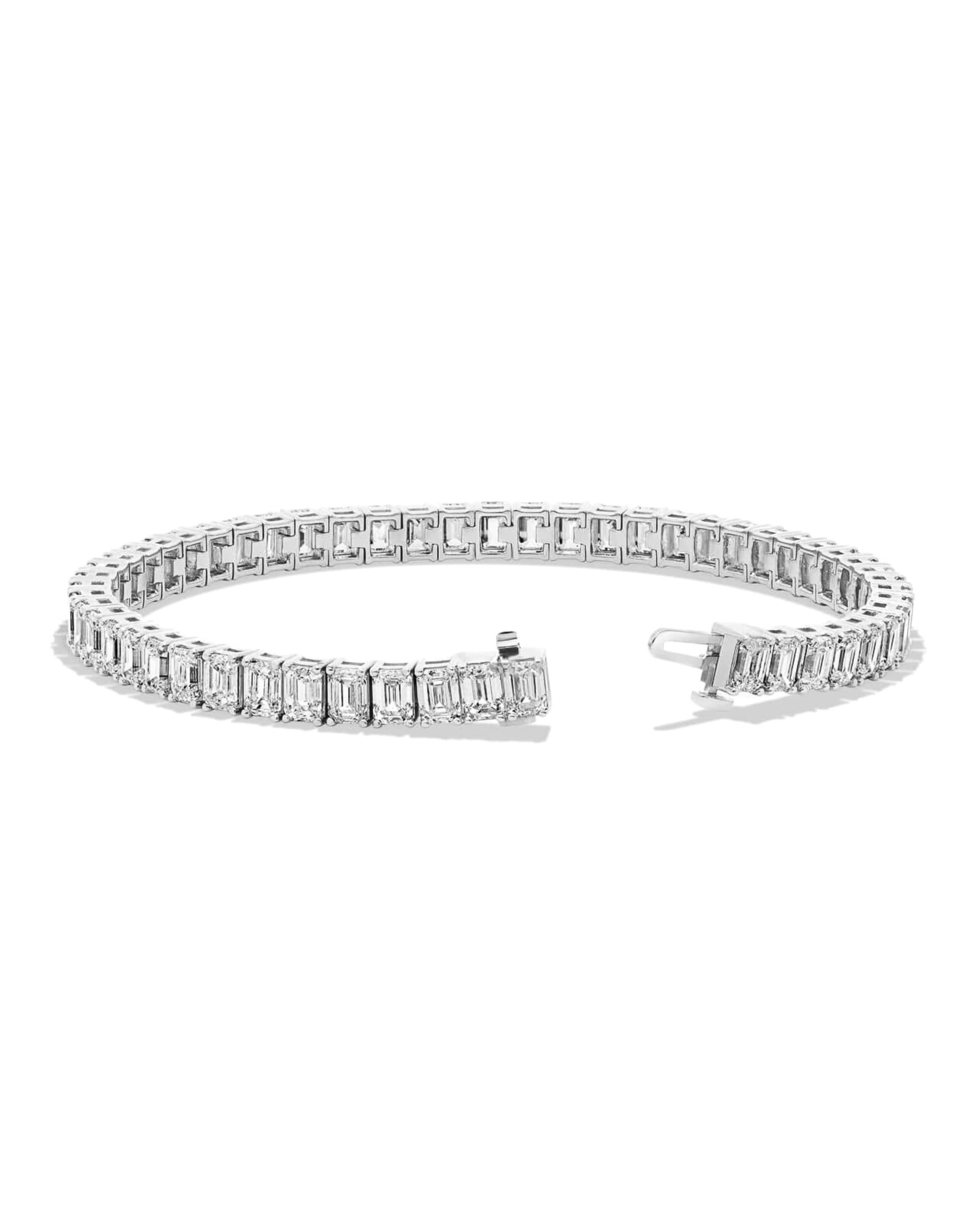 Emerald Diamond Tennis Bracelet