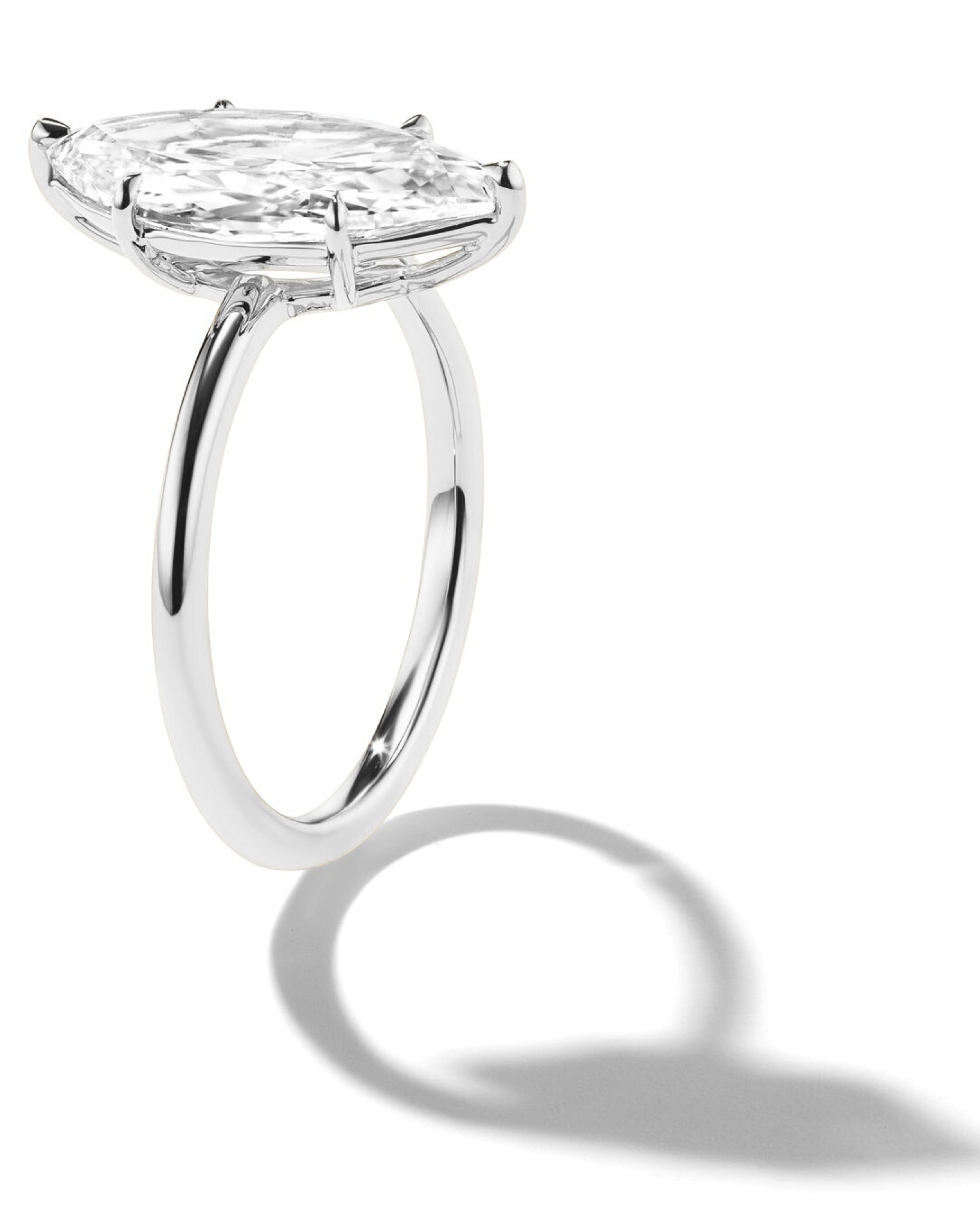 Marquise Solitaire 6-Claw Engagement Ring