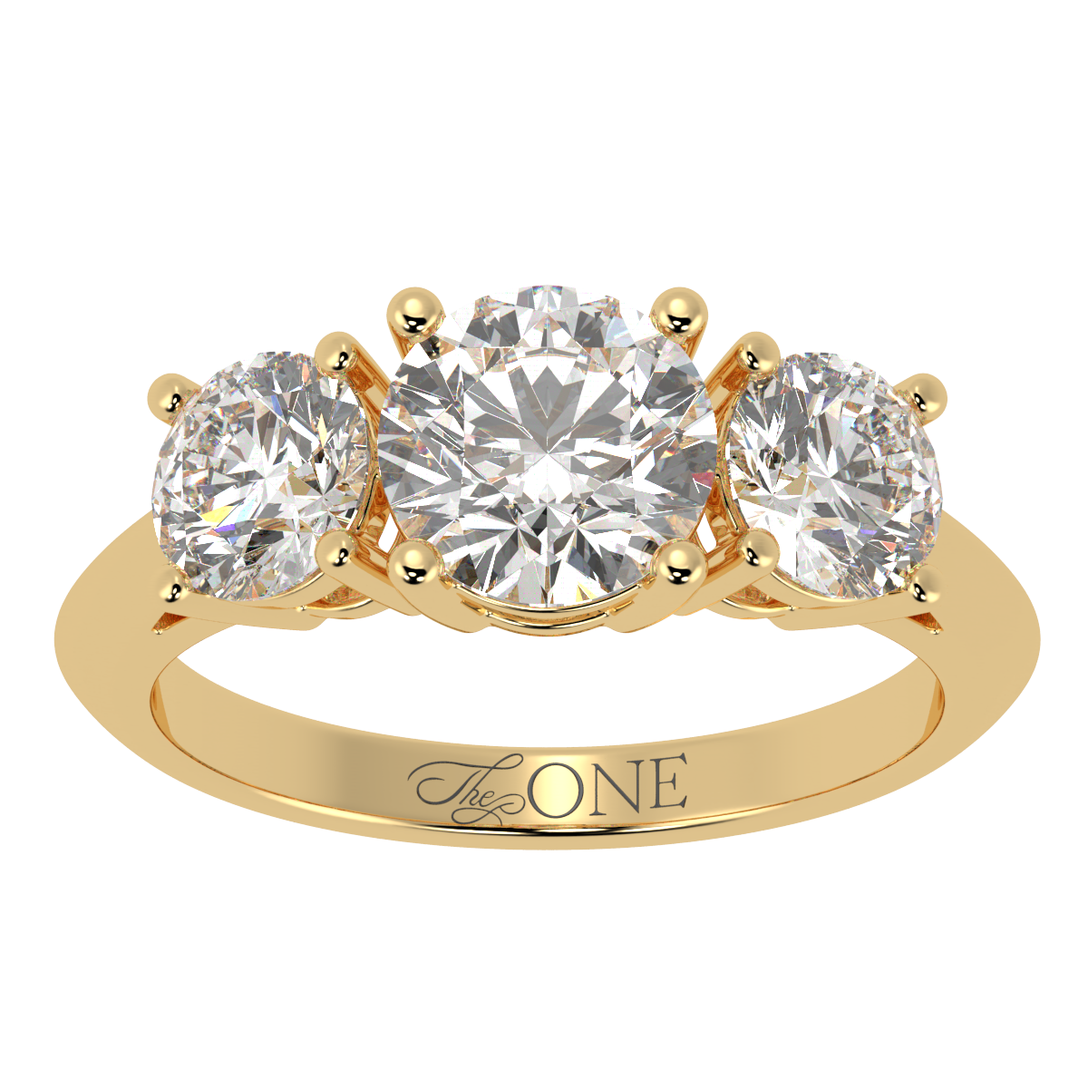 Round Trilogy Ring