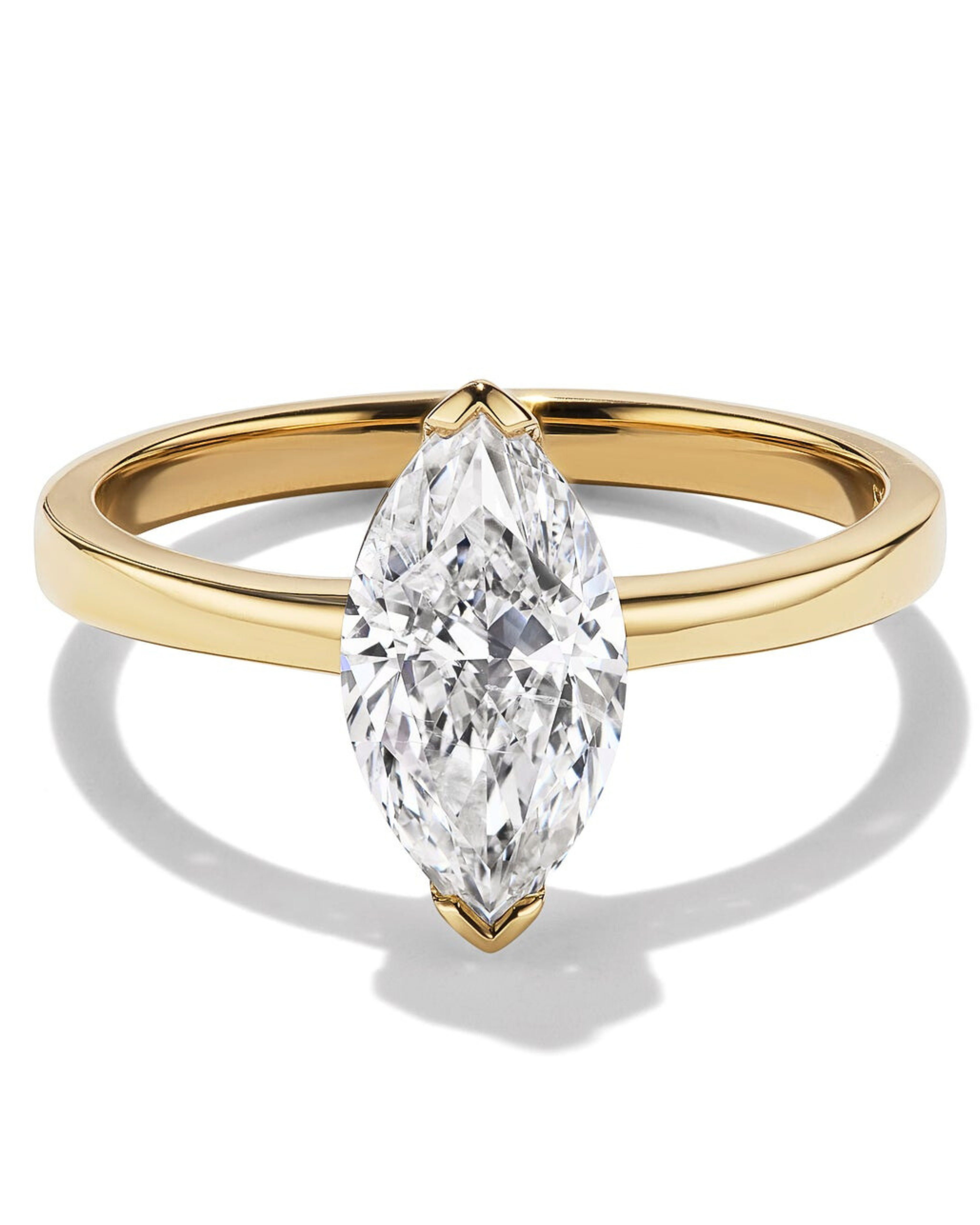 Marquise Solitaire Engagement Ring